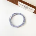 Élastique à cheveux bleu clair haute élasticité avec tissage renforcé durable - Bleu