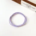 Élastiques à cheveux violet lavande haute élasticité à plusieurs brins pour femmes - Violet