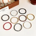 Lot de 9 chouchous sans couture à haute élasticité avec finition brillante métallisée - Mélange Aléatoire