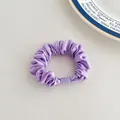 Coletero de tela plisada morada con alta elasticidad y textura suave y duradera - Morado