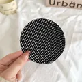 Filet à cheveux élastique noir pour chignons de danse et infirmières tenu en main - Mailles Fines Tissé (02#)