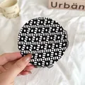 Filet à chignon en dentelle noire avec base blanche pour ballerines et infirmières - Contraste Noir Et Blanc Dentelle (03#)