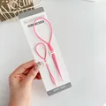 Pink hair styling tool set with two loop needles on white card display - 2 Piece Set (Hair Tail Tools x2) / Pink