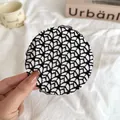 Filet à cheveux en dentelle pour chignon avec maille noire et base élastique blanche - Dentelle Bicolore Noir Et Blanc (09#)