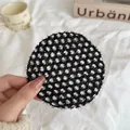 Filet à cheveux élastique noir avec dentelle pour chignons professionnels élégants - Mailles Fibres Noir Pur (11#)