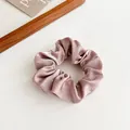 Elastico per capelli in raso rosa antico con strass brillanti e alta elasticità - Rosa antico