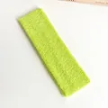 Bandeau élastique vert fluo en tissu éponge pour le yoga le sport et le lavage du visage - Vert Fruit