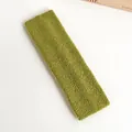 Bandeau élastique en tissu éponge vert herbe pour le yoga et le lavage du visage - Vert Militaire
