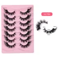 Ciglia finte a occhio di gatto nere set 7 paia HLY64 con misure da 5 a 15 mm - Stile Occhio di Gatto Wispy (HLY-64)