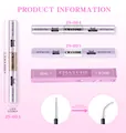 Dual-ended eyelash bond and seal adhesive with biotin and vitamin E for DIY extensions - Js-004 [with Box]
