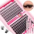 Kit extension ciglia a ciuffetti con colla e solvente in confezione a tema Halloween - DIY-SET-334 Con Strumenti