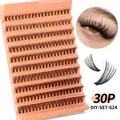 Σετ βλεφαρίδες DIY 30P μαύρο όγκος 30D 80D καμπύλες μοντέλο DIY-SET-624 lash - 30D Μεμονωμένη Επιλογή (DIY-SET-624)