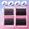 DIY wimperextensies kit met 50D tot 100D volume in roze verpakkingsdozen - 50D-100D Gemengde Stijl (Zonder Gereedschap)