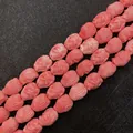 Roze synthetische koralen kralen met visgravure voor het maken van sieraden - Zeemeermin Vorm / 50 Stuks