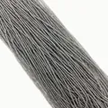 Macro shot of 2mm faceted grey cat eye stone beads for DIY jewelry making - 2mm / No.1 (Gray)