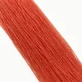 Dettaglio delle perle in corniola rossa sfaccettata per la creazione di gioielli - N.5 (Rosso/Arancione)