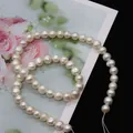 Macro-opname van hoogglanzende natuurlijke zoetwaterparels voor DIY-sieraden - Bijna Rond / 4-5mm
