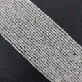 Faceted moonstone beads 2x3mm with blue flash for DIY jewelry making necklaces - Faceted Round Beads / No.1 Labradorite