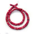 Perles plates rondes en jaspe impérial fuchsia avec texture marbrée pour bijoux DIY - US 8