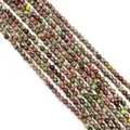 Perle tonde in diaspro imperiale multicolore da 8mm per creazione gioielli DIY - N. 11 (Texture Rosso Verde Marrone Beige)
