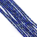 Perle di pietra imperatore blu scuro con trama marmorea per gioielli fai da te - N. 17 (Texture Marmo Blu Scuro)