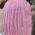 Perles cylindriques roses en pierre naturelle pour création de bijoux et colliers DIY - Quartz rose / 2x4mm