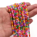 Dettaglio di perle di conchiglia colorate in varie tonalità per creazione gioielli fai-da-te - Medio (3mm) / Multicolore (N. 10)