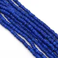 Perle a disco in conchiglia blu reale per collane DIY e gioielli fatti a mano - Blu Zaffiro