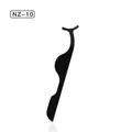 Applicatore professionale per ciglia finte in acciaio inossidabile nero modello NZ-10 - NZ-10 / Nero