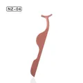 Applicatore ciglia finte in acciaio inox oro rosa con finitura sabbiata opaca - NZ-04