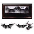 Faux cils Halloween MJJM22 avec paillettes citrouille rose et violette en boîte noire - Style Bonbon et Citrouille (MJJM22)