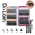 Kit de extensión de pestañas DIY con pestañas de volumen 60D y 80D y herramientas - Juego De Pestañas Y Removedor