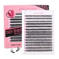 DIY individual lash extension kit in 10-18mm length for dense natural curling effect - 40D Density Style (DIY-TZYW007)