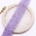 Faceted lavender purple zircon beads strand for DIY necklace and jewelry making - 2mm / Lavender Purple (No. 2)