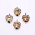 Zilveren levensboom hart hanger met ambergele natuursteen inleg voor sieraden - Koraal Jade