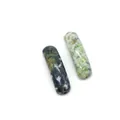 Natural emperor stone arch-shaped cylinder beads for DIY jewelry making in green and blue - US 2