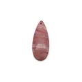 Pendente in pietra naturale a goccia con trama a strisce rosse e bianche - Stile a Righe Rosse e Bianche (Modello 3)