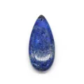 Ciondolo a goccia in lapislazzuli blu intenso con foro preforato per creazione gioielli - Colore 6 (Blu Scuro)
