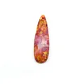 Teardrop pendant with colorful imperial turquoise stone pattern for DIY necklace jewelry - US 10