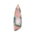 Pendente a goccia in pietra imperatore rosa con motivi minerali verdi e blu - Vene Minerali Rosa Verde Blu (N. 34)