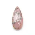 Ciondolo in pietra naturale a forma di goccia rosa screziato per gioielli e collane fai da te - Colore 35 (Rosa Picchiettato)