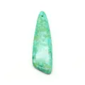 Ciondolo a goccia in pietra imperiale turchese verde per creazione gioielli fai da te - Texture Chiazziata Ciano Verde (N. 45)