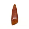 Ciondolo lungo a goccia in pietra naturale lucidata rosso-marrone e ocra per collane DIY - Misto Rosso Marrone Ocra (N. 46)