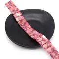 Roze gemêleerde rechthoekige keizerlijke steen kralen voor DIY sieraden en armbanden - Kleur 5 (Paars Drijfzand)