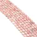 Macro view of pink teardrop emperor stone beads with natural smooth polished texture - Pink Textured Style (No. 2)