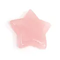 Gepolijste stervormige rozenkwarts edelsteen voor handgemaakte DIY sieraden - Rozenkwarts