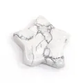 Stervormige witte howliet kraal met grijze aders voor het maken van DIY-sieraden - Howliet