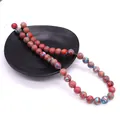 Perle tonde multicolore in pietra imperatore per la creazione di gioielli fai da te - Taglia 19