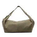 Khaki geplooide hobo tas met grote capaciteit en verstelbare schouderriem - Groen