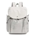 Sac à dos camping blanc crème léger de grande capacité avec tissu imperméable résistant - Gris